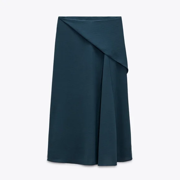 ZARA FLUID FLYAWAY SKIRT - Picture 4 of 6